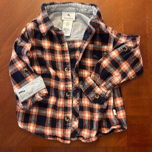 Tommy Bahama Boys plaid Flannel button-up 3T long sleeve
